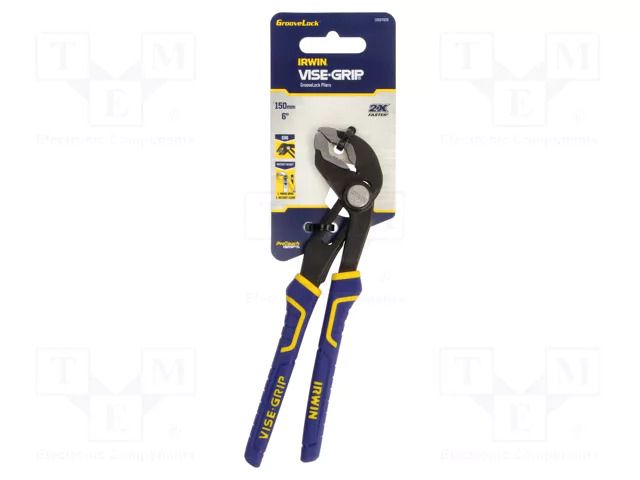 Pliers; adjustable; Pliers len: 150mm; Jaw capacity: 29mm IRWIN IRW-10507626