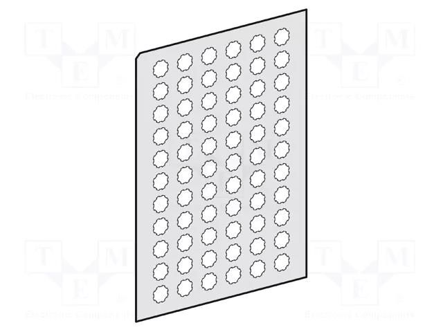 Label; Harmony XB4; 66pcs. SCHNEIDER ELECTRIC ZBY1101