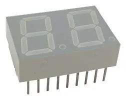 LED DISPLAY, DUAL, 0.56", RED.. HDSP-K121