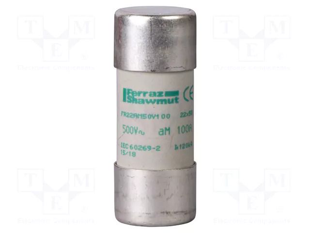 Fuse: fuse; 40A; 690VAC; aM; ceramic; 22x58mm SCHNEIDER ELECTRIC DF2FA40