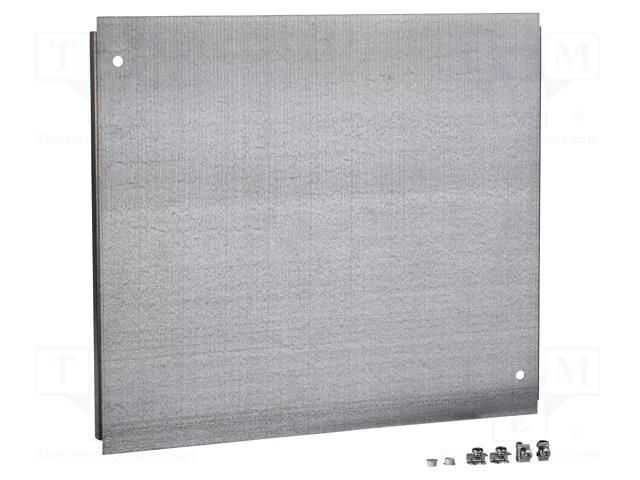 Cable gland plate; galvanised steel; W: 216mm; L: 315mm; Thk: 1.5mm SCHNEIDER ELECTRIC NSYEC44