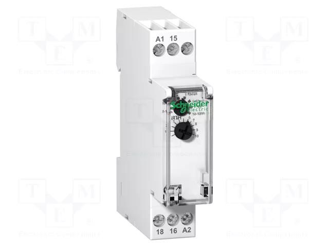 Timer; 0,1s÷100h; SPDT; 250VAC/8A; Usup: 24÷240VAC; 24VDC; -5÷55°C SCHNEIDER ELECTRIC A9E16068