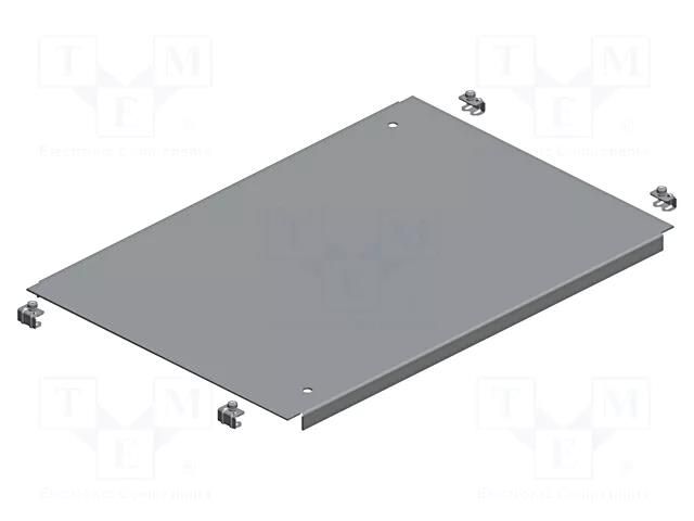 Cable gland plate; galvanised steel; W: 416mm; L: 455mm; Thk: 1.5mm SCHNEIDER ELECTRIC NSYEC64