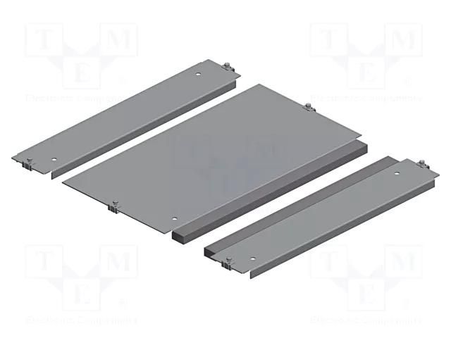 Cable gland plate; galvanised steel; W: 216mm; L: 460mm; Thk: 1.5mm SCHNEIDER ELECTRIC NSYEC461