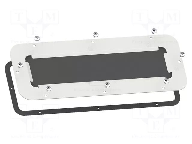 Cable gland plate; steel; W: 130mm; L: 445mm; with a membrane SCHNEIDER ELECTRIC NSYTLEME