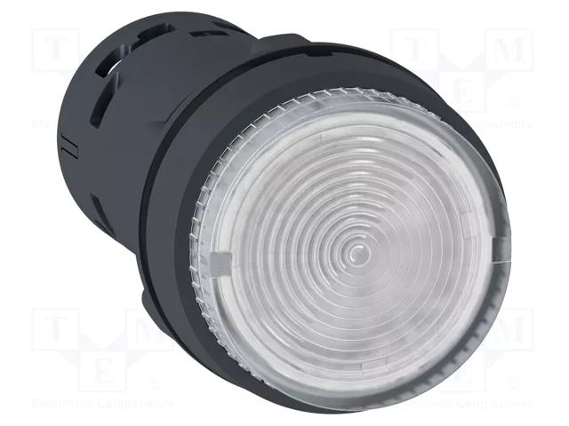 Switch: push-button; 22mm; Stabl.pos: 1; NO; transparent; LED; 24V SCHNEIDER ELECTRIC XB7NW37B1
