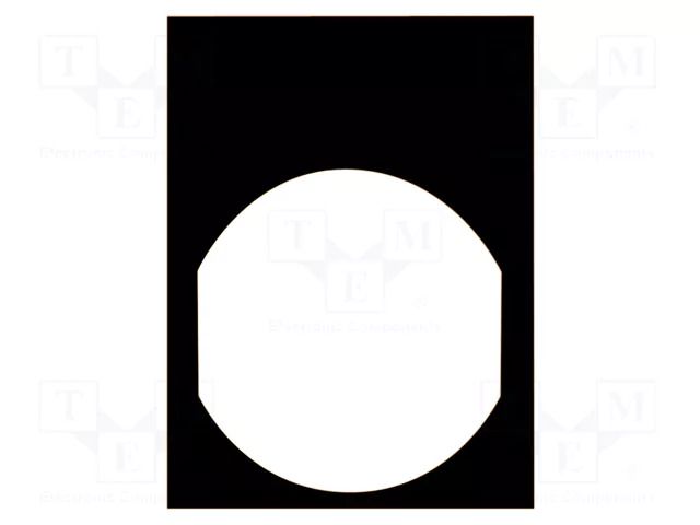Label; Harmony XB4; black; 30x40mm SCHNEIDER ELECTRIC ZBY42101