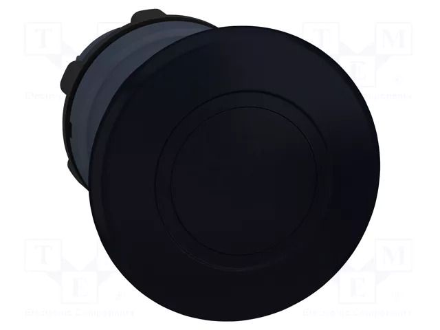 Switch: push-button; 22mm; Stabl.pos: 2; black; none; IP66; mushroom SCHNEIDER ELECTRIC ZB5AT2