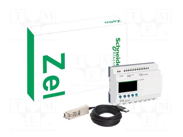 Starter kit; Zelio Logic; for DIN rail mounting; -20÷40°C SCHNEIDER ELECTRIC SR2PACK2FU