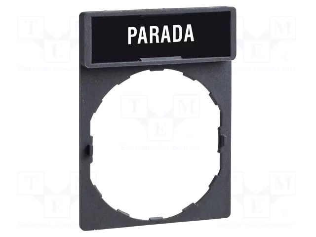 Description label; 22mm; Harmony XB4; plastic; Dim: 30x40mm SCHNEIDER ELECTRIC ZBY2404