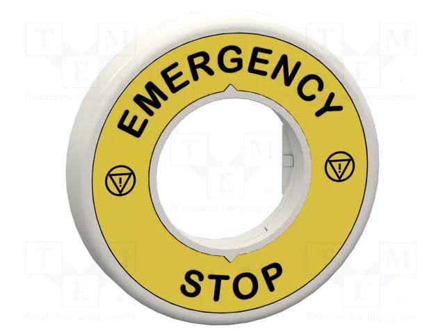 LED luminous ring; 24VAC; 24VDC SCHNEIDER ELECTRIC ZBY9W3B330