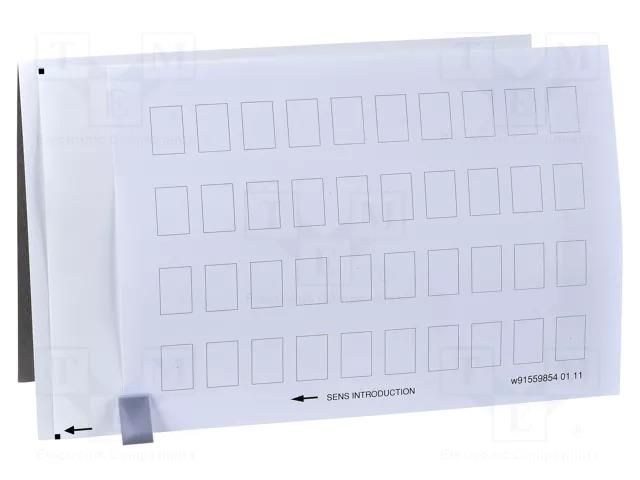 Label; Harmony XB4; white; 40pcs. SCHNEIDER ELECTRIC ZBY5100