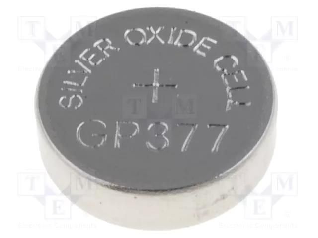 Battery: silver; coin,R626,SR626,SR66; 1.55V; non-rechargeable GP BAT-SG4