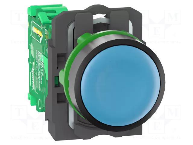 Switch: push-button; 22mm; Stabl.pos: 1; blue; none; IP66; flat SCHNEIDER ELECTRIC ZB5RTA6