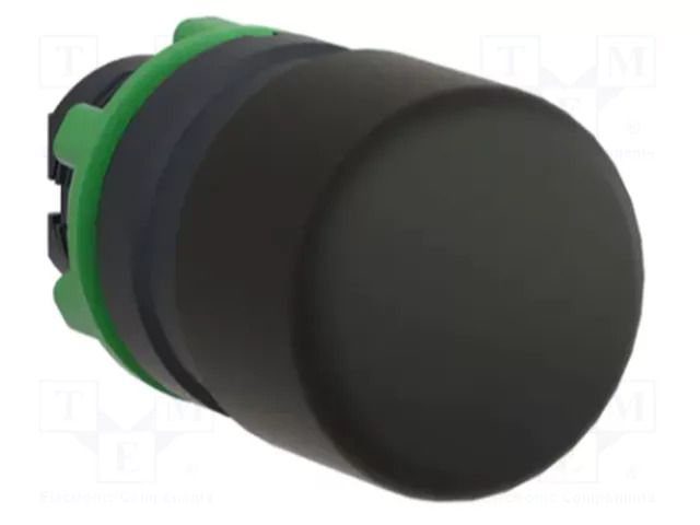 Switch: push-button; 22mm; Stabl.pos: 1; black; none; IP66; mushroom SCHNEIDER ELECTRIC ZB5AC24