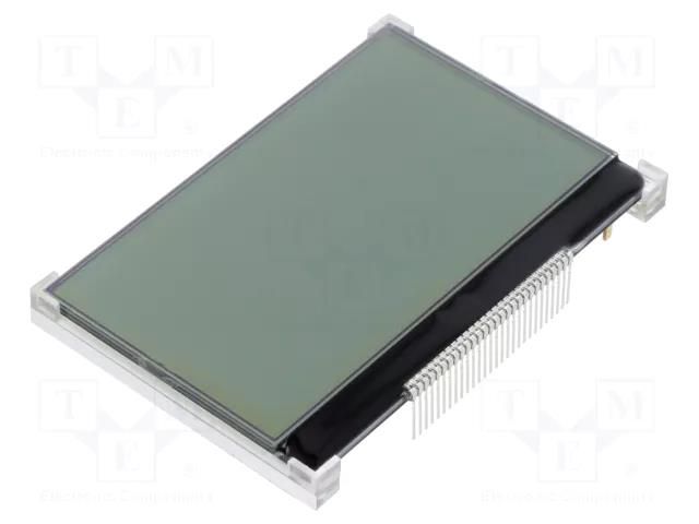 Display: LCD; graphical; 128x64; FSTN Positive; 77.4x52.4x10.5mm DISPLAY ELEKTRONIK DEM128064E1FGH-PW
