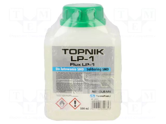 Flux: rosin-free; liquid; bottle; 0.5l; 860mg/cm3@20°C; Flux: SW23 AG TERMOPASTY FLUX-LP1/500
