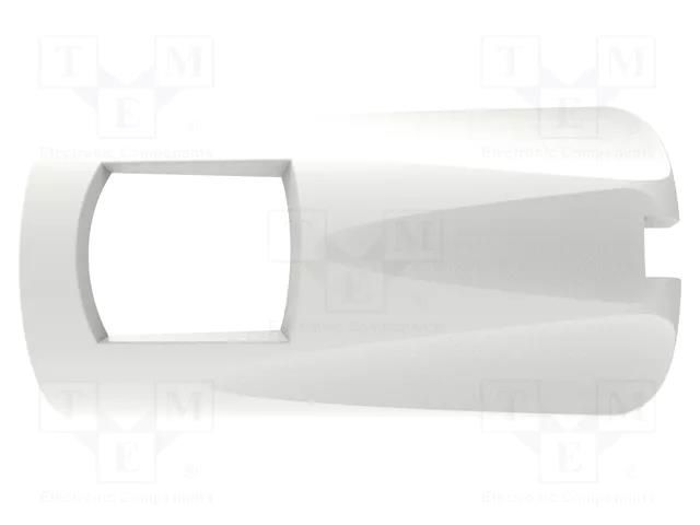 Mount.elem: markers for connectors; white SCHÜTZINGER CLIP8455-WS