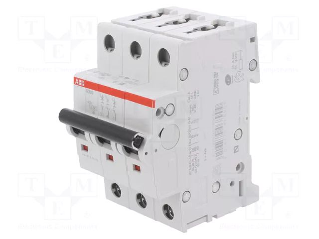 Circuit breaker; 230/400VAC; Inom: 40A; Poles: 3; Charact: K; 6kA ABB S203-K40