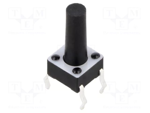 Microswitch TACT; SPST-NO; Pos: 2; 0.05A/24VDC; THT; none; 1.57N TE Connectivity 2-1825910-7