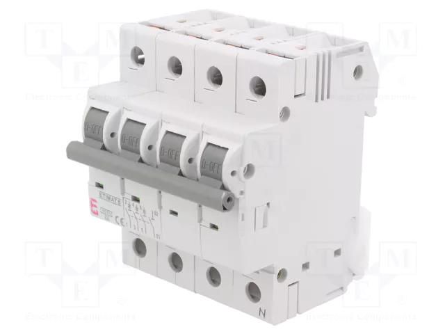 Circuit breaker; 230/400VAC; Inom: 1A; Poles: 3+N; Charact: B; 6kA ETI POLAM 002116509