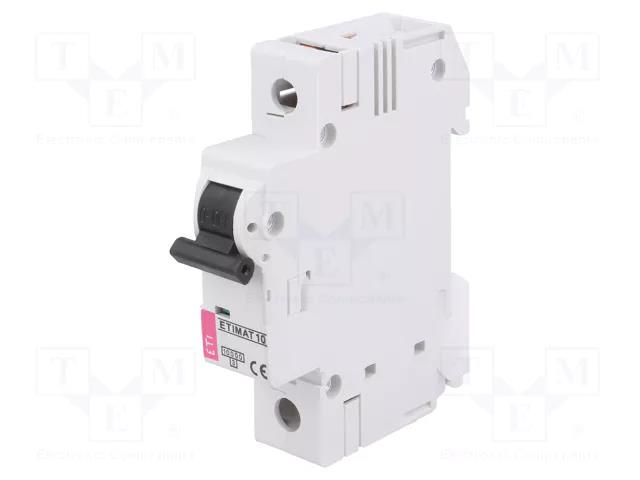 Circuit breaker; 230/400VAC; Inom: 2A; Poles: 1; Charact: B; 10kA ETI POLAM 002121710