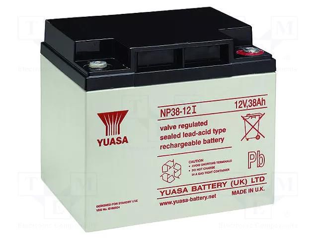 Re-battery: acid-lead; 12V; 38Ah; AGM; maintenance-free YUASA ACCU-HP38-12/Y