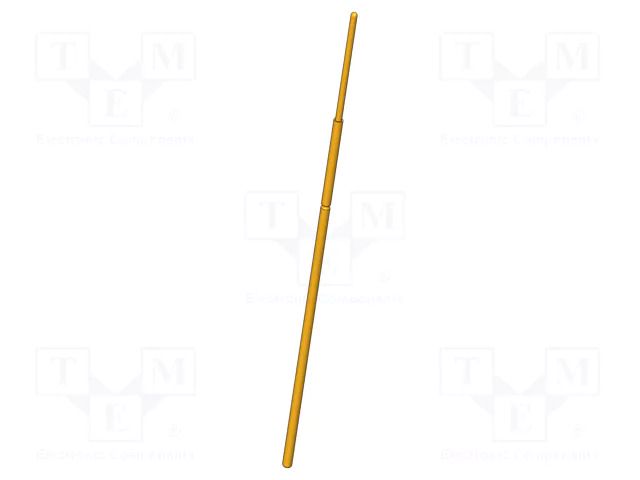 Test needle; Operational spring compression: 2mm; 2A; Ø: 0.51mm INGUN GKS-051-0107