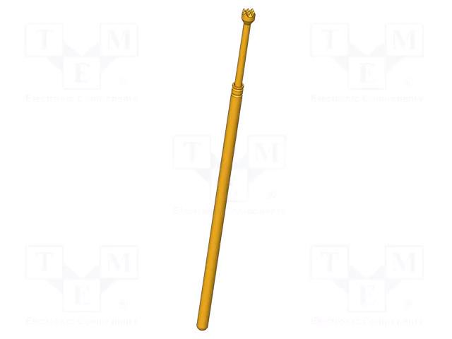 Test needle; Operational spring compression: 4.3mm; 4A; Ø: 1.2mm INGUN GKS-075-0596
