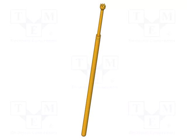 Test needle; Operational spring compression: 4.3mm; 4A; Ø: 1.2mm INGUN GKS-075-0596
