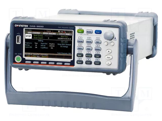 Meter: data acquisition system; Sampling: 10000x/s; 100÷240VAC GW INSTEK DAQ-9600