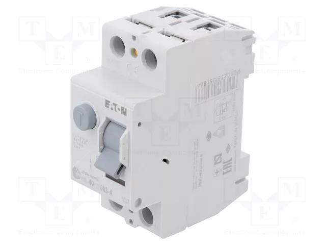 RCD breaker; Inom: 40A; Ires: 30mA; Max surge current: 250A; IP40 EATON ELECTRIC HNC-40/2/003-A