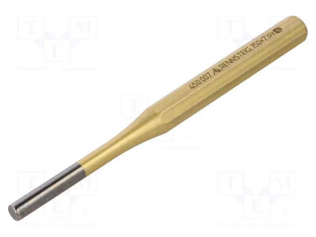 Puncher; L: 150mm; Chrom-vanadium steel; Ø: 7mm RENNSTEIG REN.4500070