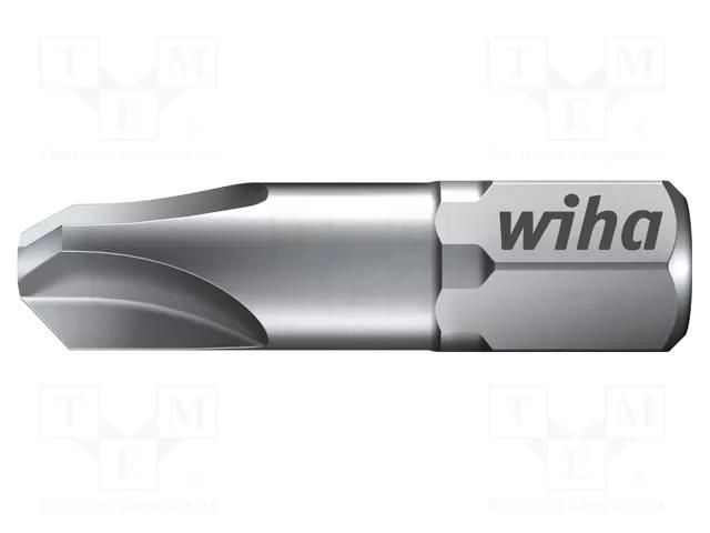Screwdriver bit; Tri-Wing®; TW3; Overall len: 25mm; TORSION; ZOT WIHA WIHA.22606