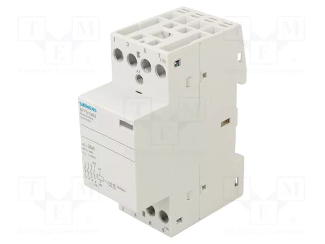 Contactor: 4-pole installation; 25A; 24VAC,24VDC; NO x4 SIEMENS 5TT5030-2