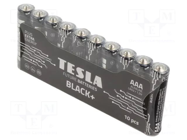 Battery: alkaline; AAA; 1.5V; non-rechargeable; Ø10.5x44.5mm TESLA BATTERIES BAT-LR03B/TSL-SH10