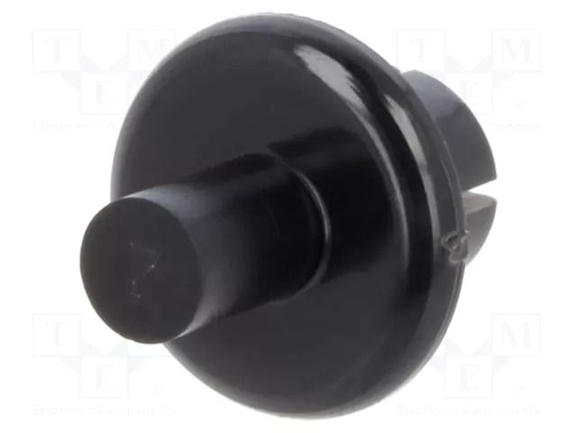 Rivet; polyamide; L.rivet: 6.1mm; Panel cutout diam: 6.1mm; black DREMEC DR8G4056.0X4.0B