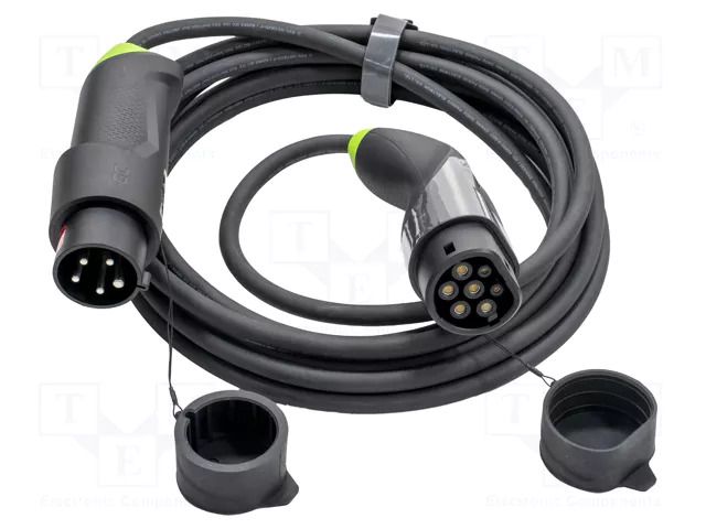 Charger: eMobility; 2x0.5mm2,5x2.5mm2; 400V; 11kW; IP55; 7m; 16A GREEN CELL GC-EVGC01