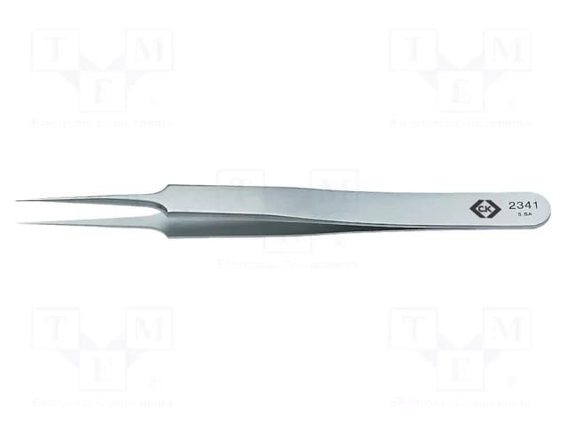 Tweezers; 110mm; for precision works; Blades: narrowed C.K CK-T2341