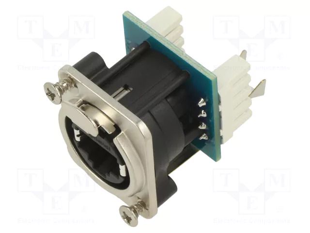 Connector: RJ45; socket; XLRnet; Cat: 6; with push button; IDC AMPHENOL RJX8FD6I