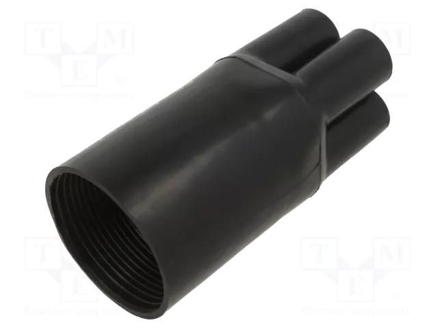 Cable breakout; 55/20mm; black; Diam.after shrinking: 20/6mm; AK RADPOL TKP4K055202006C1