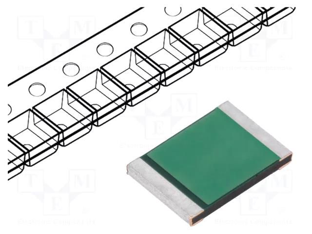 Fuse: PTC polymer; 1A; Imax: 25A; SMD; PTSLR0603; 0603,1608 EATON/BUSSMANN PTSLR06038V100