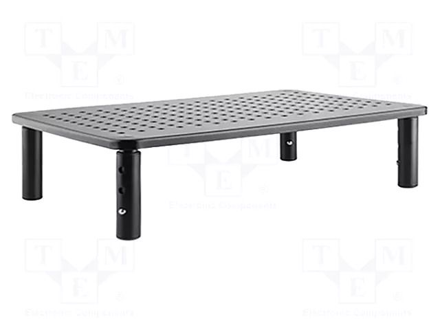 Monitor stand; 20kg; plastic,steel; 370x235x120mm; monitor x1 GEMBIRD MS-TABLE-01