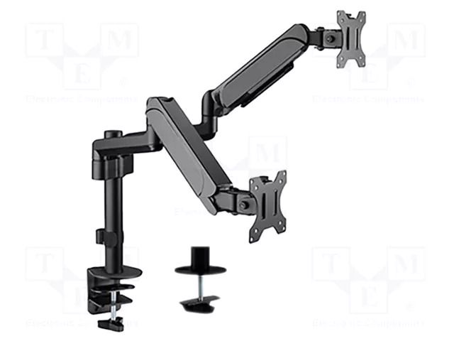 Holder; 9kg; 17÷32"; Arm len: 533mm; Standard: 75x75mm,100x100mm GEMBIRD MA-DA2P-01