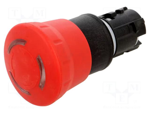 Switch: emergency stop; 22mm; Stabl.pos: 2; red; mushroom; Pos: 2 SIEMENS 3SU1001-1HB20-0AA0
