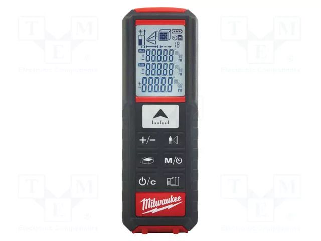 Distance meter; LCD; 0.05÷50m; IP54; Body dim: 119x40x32mm; Unit: m Milwaukee MW-LDM50