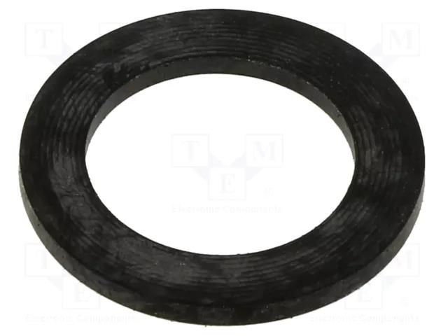 Gasket; NBR caoutchouc; Thk: 1.5mm; Øint: 14.5mm; PG9; black TE Connectivity 1SNG609046R0000