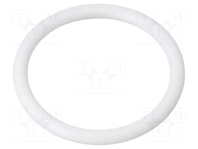 O-ring gasket; silicone; Thk: 4mm; Øint: 38mm; white; -60÷160°C ORING USZCZELNIENIA TECHNICZNE O-38X4-SI-WH