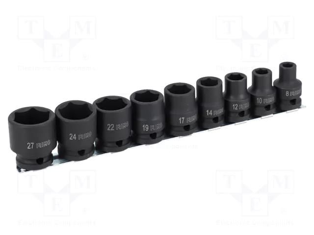 Wrench-set; 6-angles,socket spanner,impact; Mounting: 1/2" IRIMO SA.167-90-2