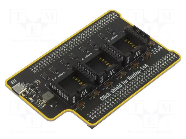 Multiadapter; prototype board; Add-on connectors: 3; 3.3VDC,5VDC MIKROE MIKROE-5487